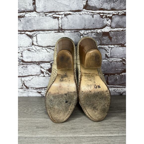 Rag & Bone Margot Tan Beige Suede Dual Zip Perforated Boots Booties Women 36.5EU - Picture 10 of 16